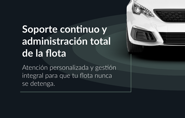 Soporte continuo y administración total de la flota: Atención personalizada y gestión integral para que tu flota nunca se detenga.